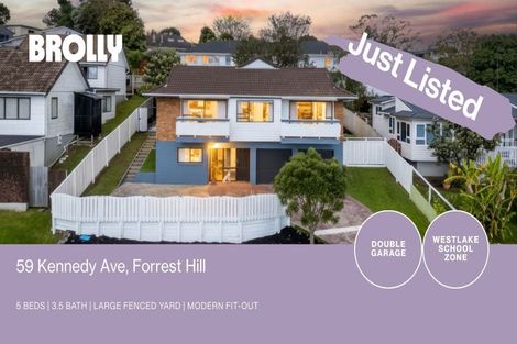 Photo of property in 59 Kennedy Avenue, Forrest Hill, Auckland, 0620