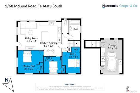 Photo of property in 1/68 Mcleod Road, Te Atatu South, Auckland, 0610