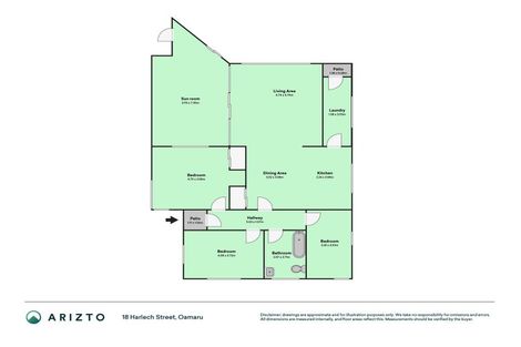 Photo of property in 18 Harlech Street, Oamaru North, Oamaru, 9400