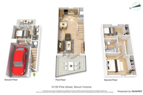 Photo of property in Pirie Street Townhouses, 31/35u Pirie Street, Mount Victoria, Wellington, 6011