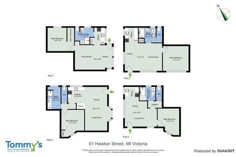 Photo of property in 51 Hawker Street, Mount Victoria, Wellington, 6011
