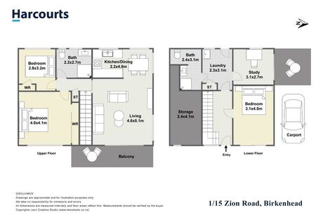 Photo of property in 1/15 Zion Road, Birkenhead, Auckland, 0626