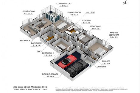 Photo of property in 20c Essex Street, Masterton, 5810