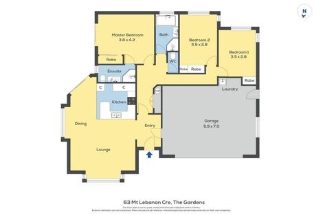 Photo of property in 63 Mt Lebanon Crescent, The Gardens, Auckland, 2105