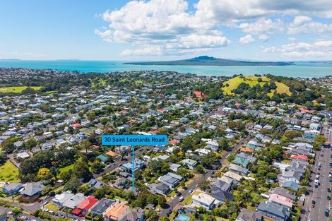 Photo of property in 30 Saint Leonards Road, Devonport, Auckland, 0624
