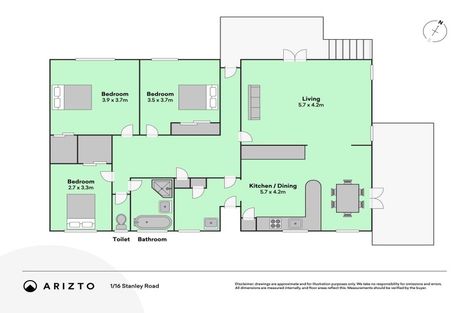 Photo of property in 1/16 Stanley Road, Glenfield, Auckland, 0629