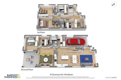 Photo of property in 4 Cloonlyon Drive, Flat Bush, Auckland, 2019
