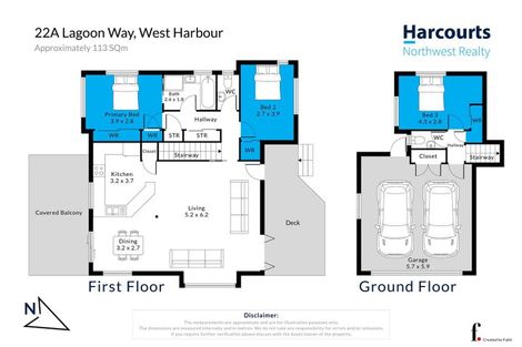 Photo of property in 1/22 Lagoon Way, West Harbour, Auckland, 0618
