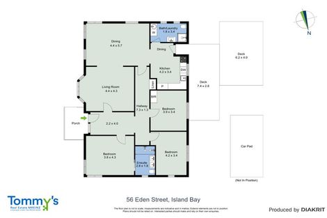 Photo of property in 56 Eden Street, Island Bay, Wellington, 6023