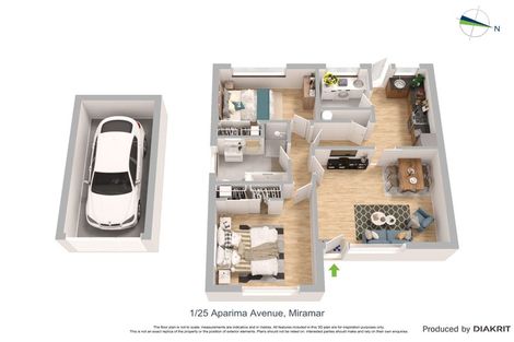Photo of property in 25f1 Aparima Avenue, Miramar, Wellington, 6022