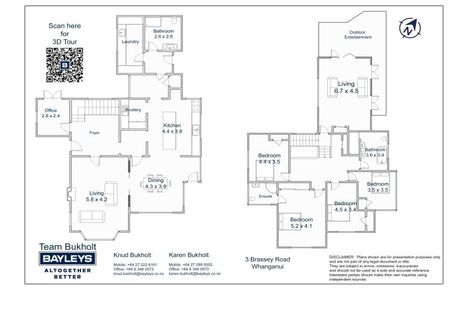 Photo of property in 3 Brassey Road, Saint Johns Hill, Whanganui, 4500