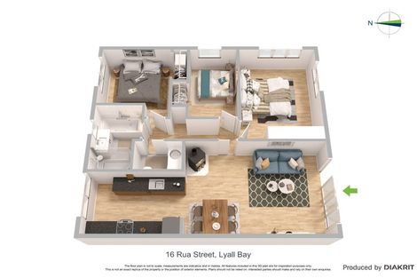 Photo of property in 16 Rua Street, Lyall Bay, Wellington, 6022