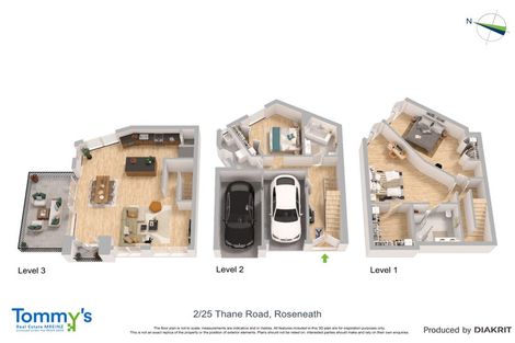 Photo of property in 25u2 Thane Road, Roseneath, Wellington, 6011