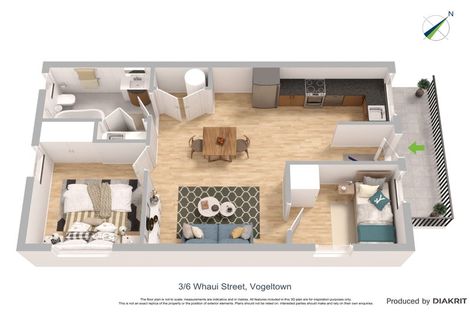 Photo of property in 6f3 Whaui Street, Vogeltown, Wellington, 6021