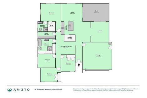 Photo of property in 14 Wheriko Avenue, Glenbrook, Waiuku, 2681