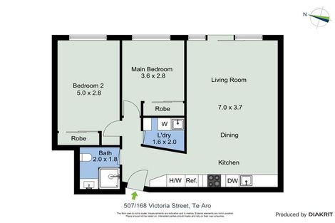 Photo of property in Vsp South, 507/168u Victoria Street, Te Aro, Wellington, 6011
