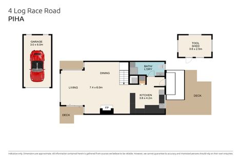 Photo of property in 4 Log Race Road, Piha, New Lynn, 0772