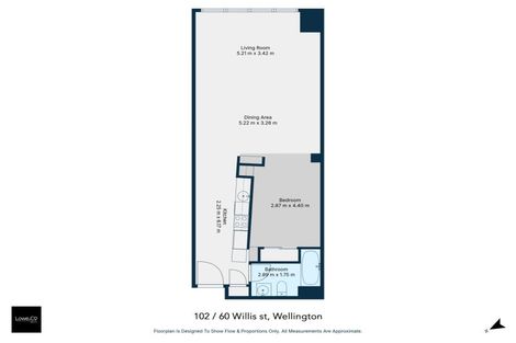 Photo of property in Gerondis Bldg Apartments, 102/60 Willis Street, Wellington Central, Wellington, 6011