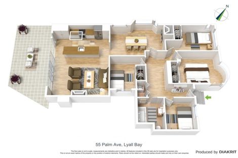 Photo of property in 55 Palm Avenue, Lyall Bay, Wellington, 6022