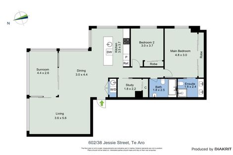 Photo of property in Il Casino Apartments, 602/38 Jessie Street, Te Aro, Wellington, 6011