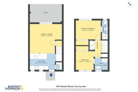 Photo of property in 4d Wattle Road, Sunnyvale, Auckland, 0612