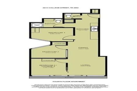 Photo of property in Forte Apartments, 44/13u College Street, Te Aro, Wellington, 6011