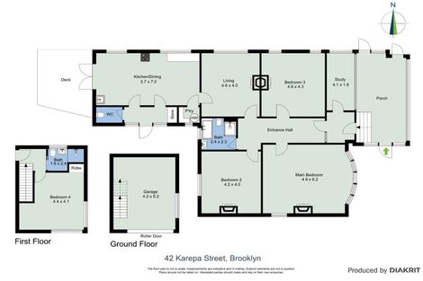 Photo of property in 42 Karepa Street, Brooklyn, Wellington, 6021