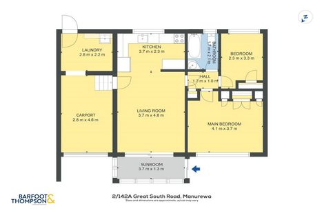 Photo of property in 2/142a Great South Road, Manurewa, Auckland, 2102