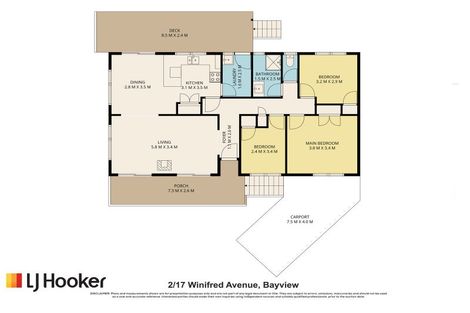 Photo of property in 2/17 Winifred Avenue, Bayview, Auckland, 0629