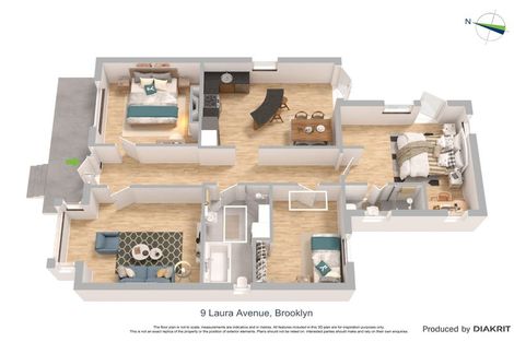 Photo of property in 9 Laura Avenue, Brooklyn, Wellington, 6021