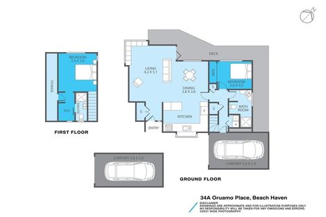 Photo of property in 1/34 Oruamo Place, Beach Haven, Auckland, 0626