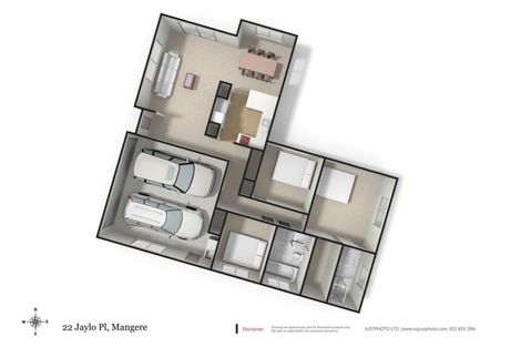 Photo of property in 22 Jaylo Place, Mangere, Auckland, 2022