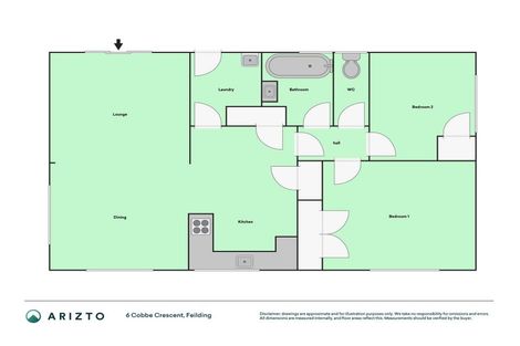 Photo of property in 6 Cobbe Crescent, Feilding, 4702