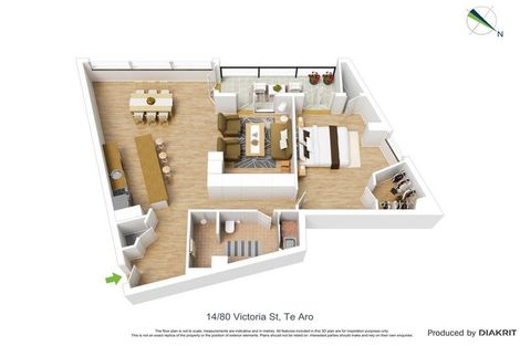 Photo of property in Dominion Apartments, 14/80u Victoria Street, Wellington Central, Wellington, 6011