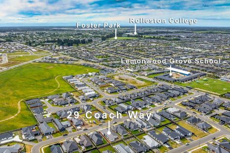 Photo of property in 29 Coach Way, Rolleston, 7614