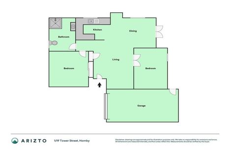 Photo of property in 1/19 Tower Street, Hornby, Christchurch, 8042