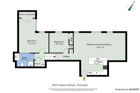 Photo of property in The Villas, 33u9 Hobson Street, Thorndon, Wellington, 6011