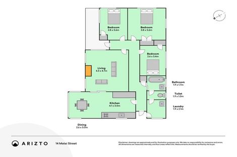 Photo of property in 14 Matai Street, Levin, 5510