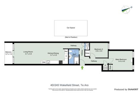 Photo of property in Monument Apartments, 4d/245 Wakefield Street, Te Aro, Wellington, 6011