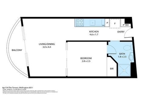 Photo of property in Atrium Towers, 6p/154 The Terrace, Wellington Central, Wellington, 6011