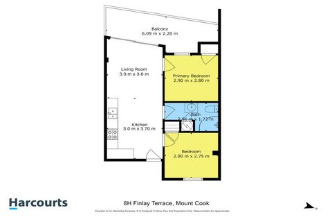 Photo of property in 8h Finlay Terrace, Mount Cook, Wellington, 6021