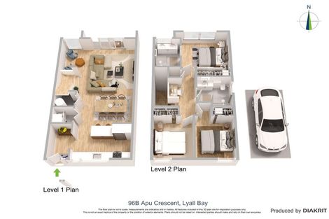 Photo of property in 96 Apu Crescent, Lyall Bay, Wellington, 6022