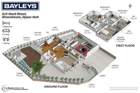 Photo of property in 2/3 Gard Street, Silverstream, Upper Hutt, 5019