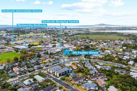 Photo of property in 4d Fowler Street, Northcote, Auckland, 0627