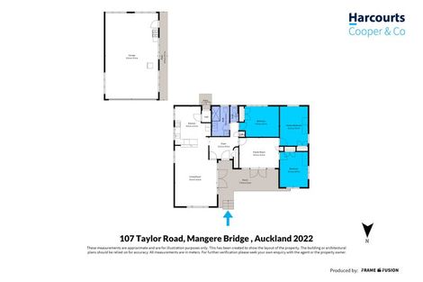 Photo of property in 107 Taylor Road, Mangere Bridge, Auckland, 2022