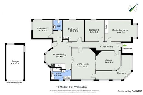 Photo of property in 43 Military Road, Northland, Wellington, 6012