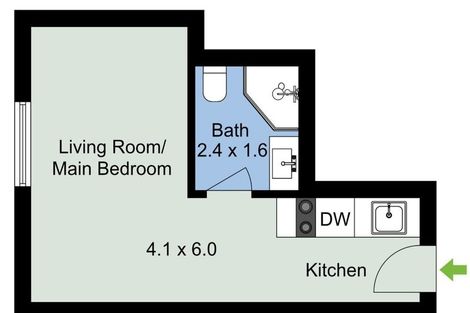 Photo of property in Aitken Street Apartments, 516/5 Aitken Street, Thorndon, Wellington, 6011