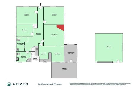 Photo of property in 124 Weraroa Road, Waverley, 4510