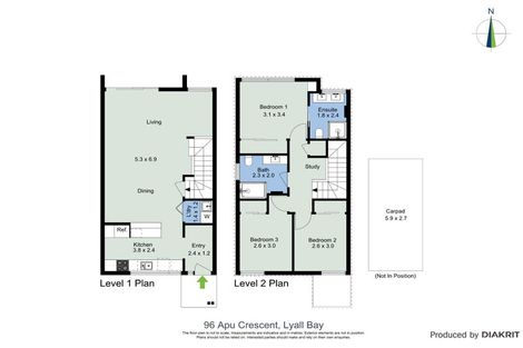 Photo of property in 96 Apu Crescent, Lyall Bay, Wellington, 6022