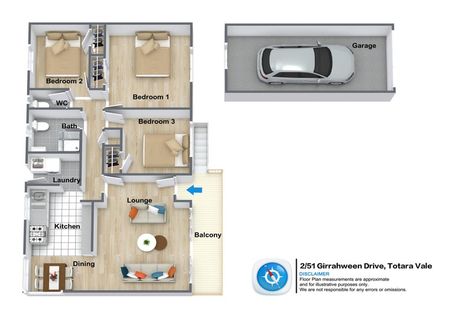 Photo of property in 2/51 Girrahween Drive, Totara Vale, Auckland, 0629